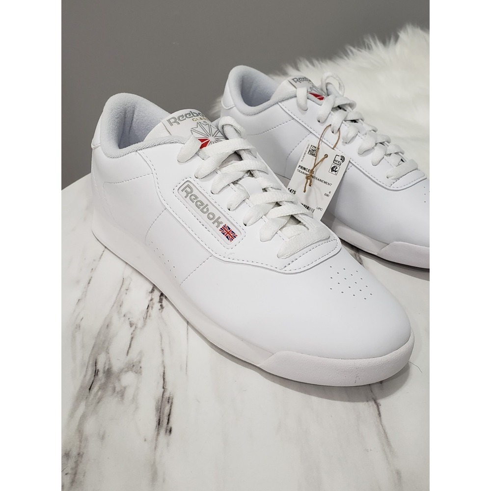 NEW NO BOX 8.5 Vintage Original Reebok Classic Princess White SOLID WHITE 1475
